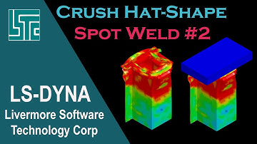 Crush simulation with constrain spot welds in LS-DYNA R11