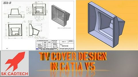 TV COVER DESIGN IN CATIA V5 | CATIA TUTORIAL 4 |