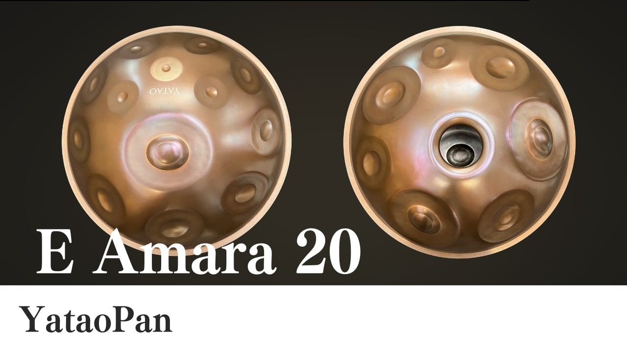 ハンドパン販売】YataoPan / E Amara 20 試奏1［管理番号158］ - YouTube