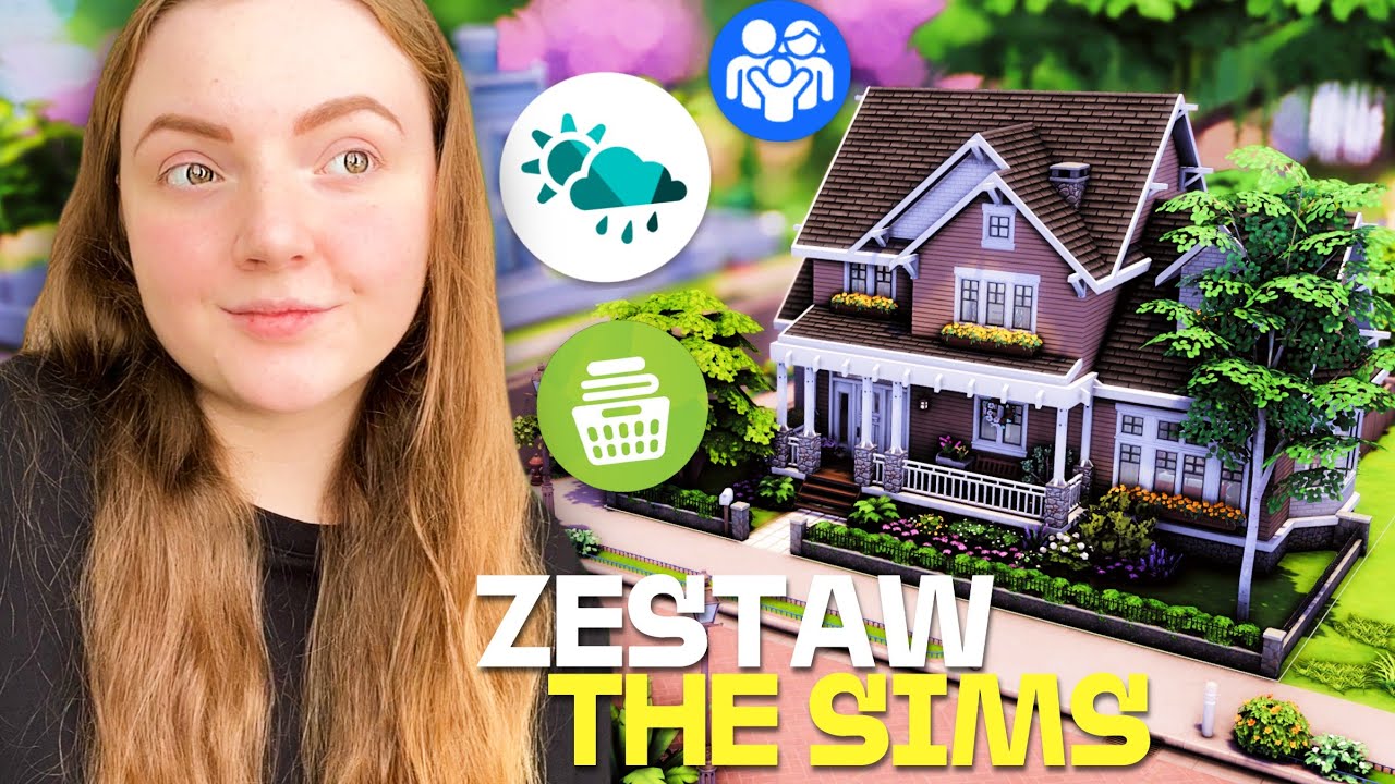 Czy da się zbudować PIĘKNY DOM tylko z ZESTAWÓW? 🏡The Sims 4