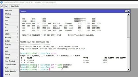 MIKROTIK DASAR: INSTALASI DAN KONFIGURASI via WINBOX DAN CLI (TERMINAL)