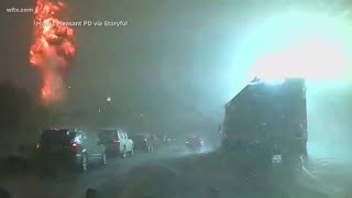 Unreal Video Of Lightening Strike In Mt. Pleasant