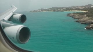 St. Maarten KLM Boeing 747 onboard landing (HD 1080p)