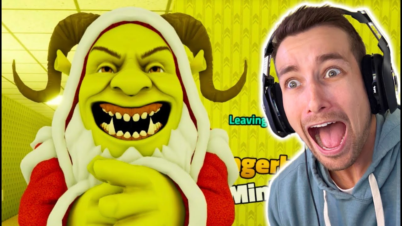 Shrek In The Backrooms (SHRAMPUS STOLE ALL THE PRESENTS)