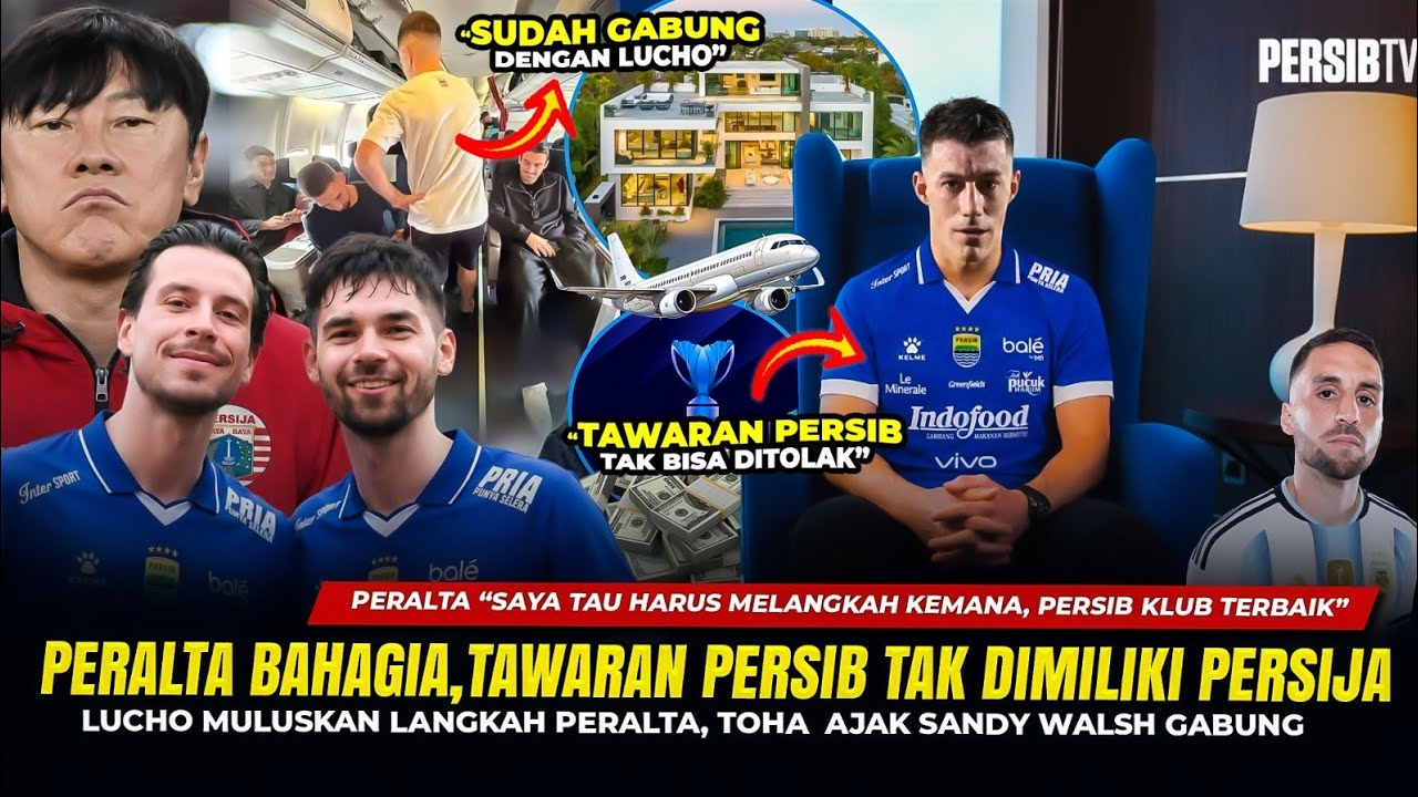 🔵PERALTA BAHAGIA "TAWARAN PERSIB TAK BISA DITOLAK" SANDY WALSH SIAP GABUNG,PRANK PERSIJA SKOR 2-0🔥
