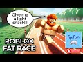 Beating Big Gamer in FAT RACE | Roblox gameplay #roblox #robloxgameplay #letsplay #gameplay