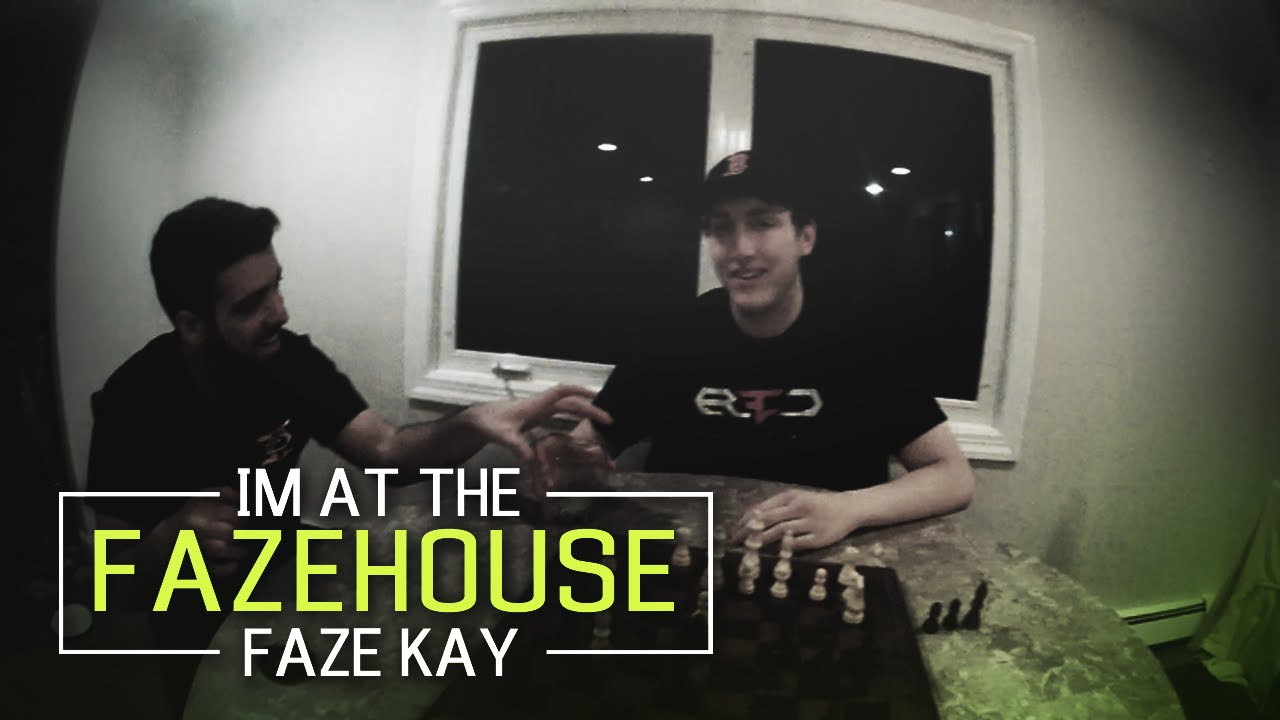 I'm at the FaZe House!!