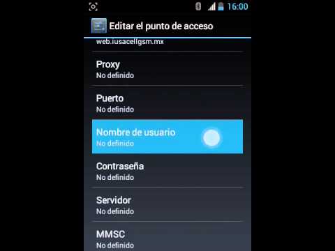 Configurar tu HTC EVO con Datos Correctamente (3G) en Iusacell