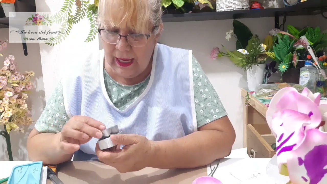 Amarilis sin molde en Fomi 🌸