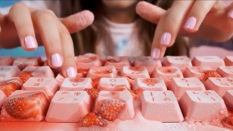 Which Ai keyboard would you choose? ASMR relaxation video VEO3 satisfying relaxing sleep 