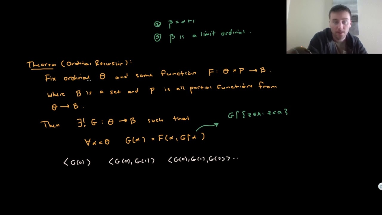 (Axiomatic Set Theory, 25) Induction and Recursion on Ordinals