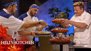 Chefs Struggle with Oysters \& Clams in Chef Ramsay’s Seafood Tower Challenge | Hell's Kitchen