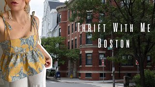 Come Thrift with me Summer 2021 in Boston | Styling a top I make