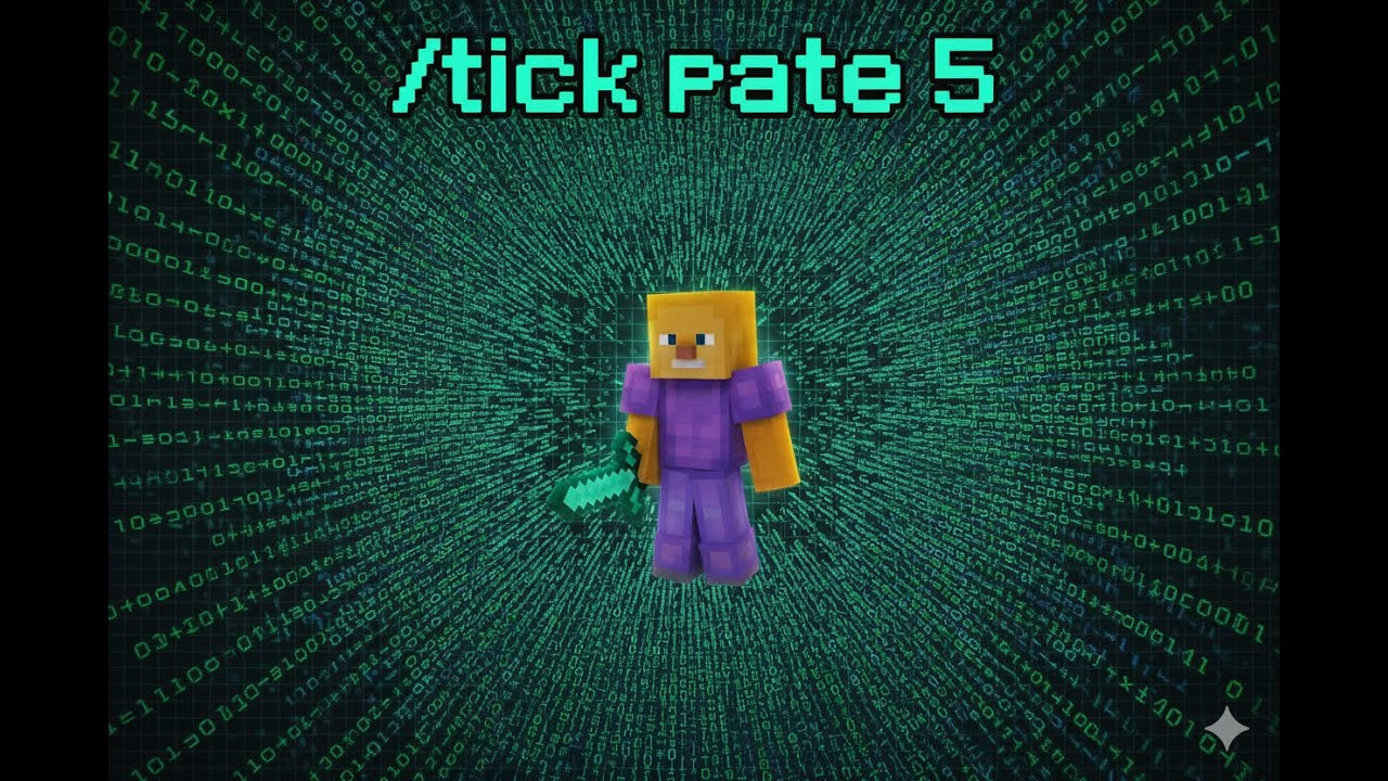 He changed the tick speed to 5, so I had to kill him