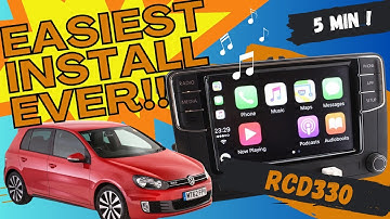 How to UPGRADE your RADIO ( RCD330 VW MK5/MK6 Golf, Jetta, Passat )