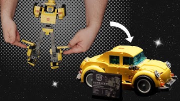 How to transform from Bumblebee to car with the new LEGO® Transformers Bumblebee set!