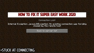 Fix Internal Exception: javaIOException An existing connection was forciblyclosed bythe  remote host