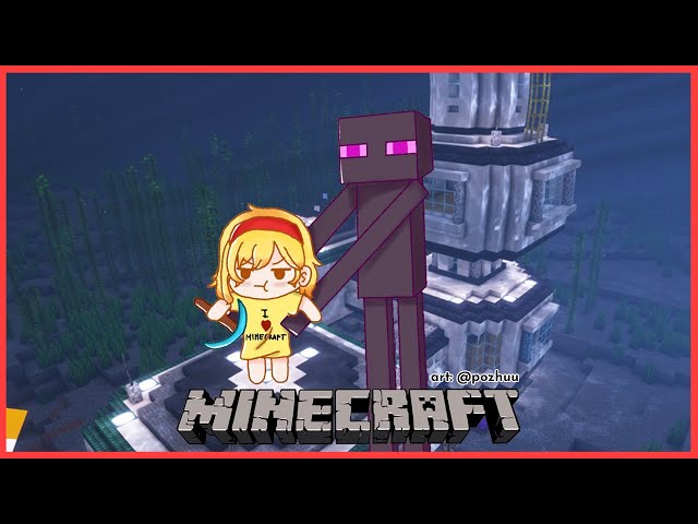 【Minecraft】time for the underwater tunnel【Kaela Kovalskia / hololiveID】のサムネイル