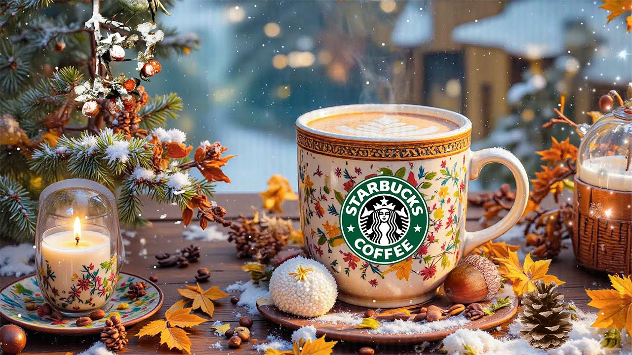 冬のカフェ𝐁𝐆𝐌（優しい雪）~ 静かな冬の朝 - 11月に聴くべき冬のスターバックスミュージックリスト -ボサノバピアノの音楽とともに優雅なコーヒータイムを -平和な幸せの中でジャズを感じて立ち止まる