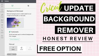 New Automatic Background Remover in Cricut Design Space | Cricut Design  Space vs  - YouTube
