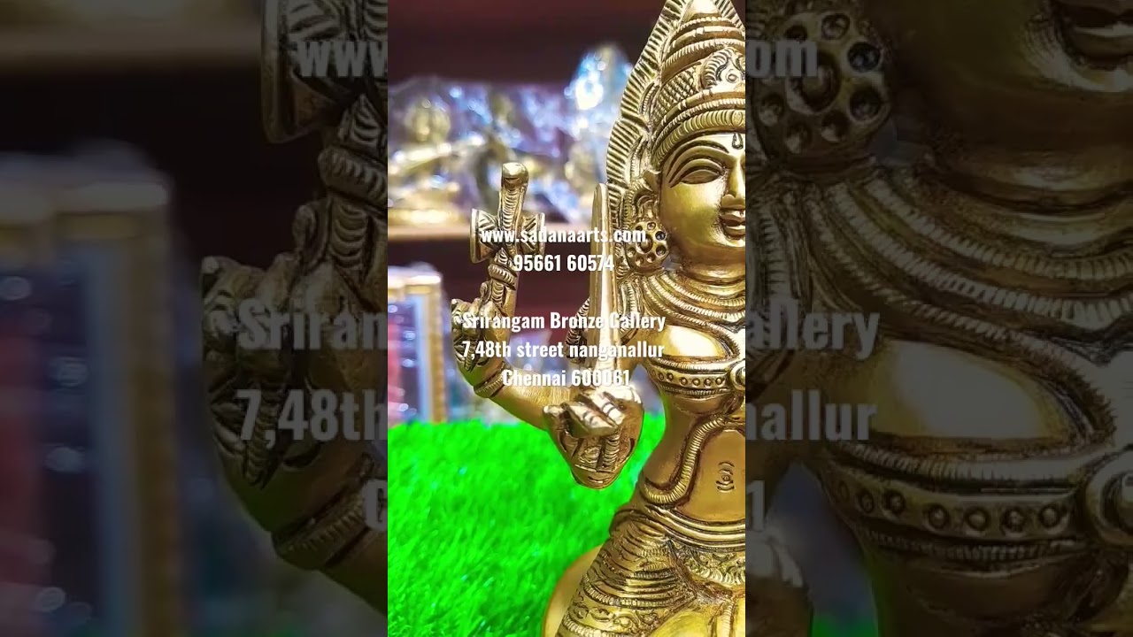 The Art of Devotional and Traditional art of crafting Mari Amman statues in Brass