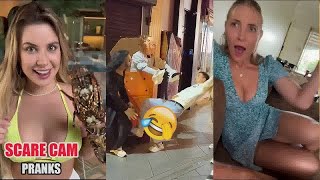 💀💀 BEST SCARE CAM Priceless Reactions 2024 #07 | Funny Videos TikTok🤣🤣 | Scare Cam Pranks