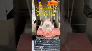 Optical Cold Processing of Quartz Glass | Diamond Wire Saw Machine