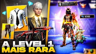 GASTEI 40 MIL DIAMANTES NOS NOVOS ITENS RAROS DO BLACK NA CONTA LVL 1 MAIS RICA DO FREE FIRE