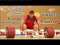 2012 European Weightlifting +105 Kg Clean and Jerk