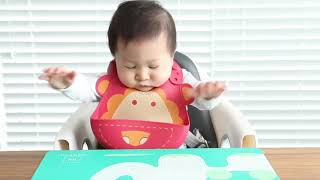 Silicone Roll Up Baby Bib