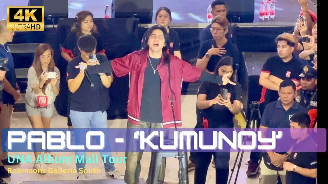 [FANCAM] PABLO - ‘Kumunoy' Live Performance at UNA Album Tour Robinsons Galleria South  (092924)
