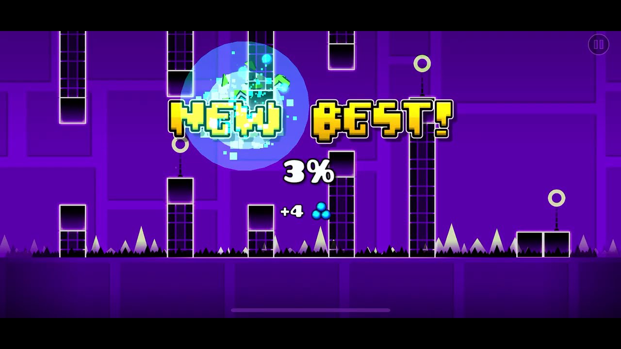 Playing Geometry Dash for the first time - YouTube