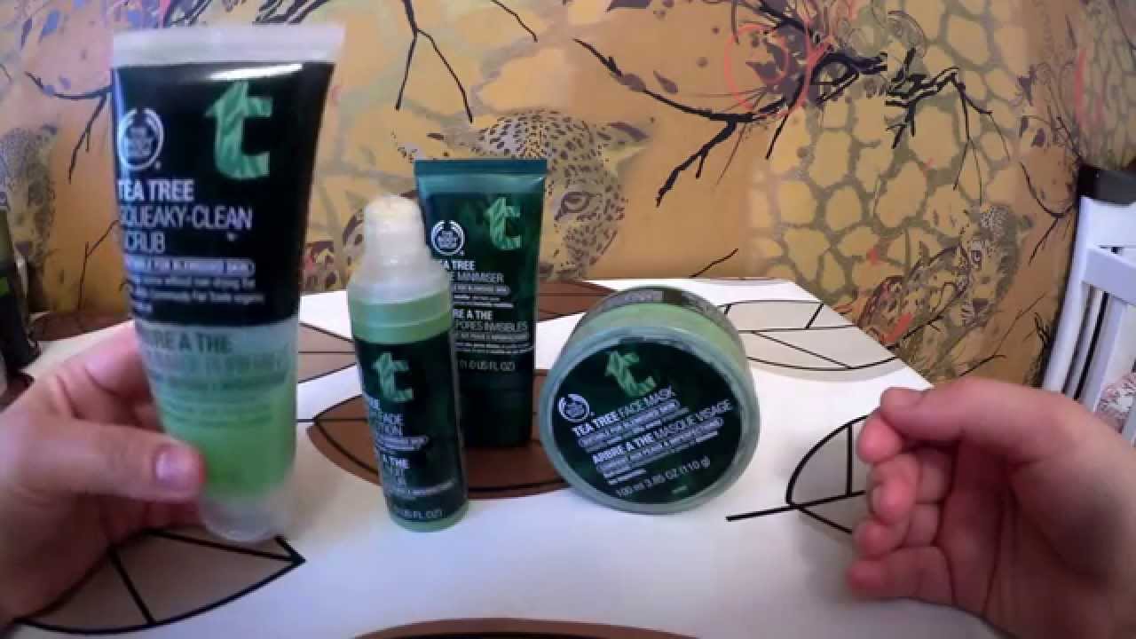 The Body Shop (Tea tree) Уход за проблемной кожей с маслом чайного дерева