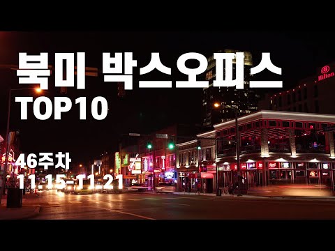 북미 #박스오피스 TOP 10 | 46주차 | 11.15 - 11.21