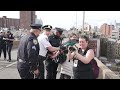 Mass arrests as palestine protesters take manhattan bridge  nyc