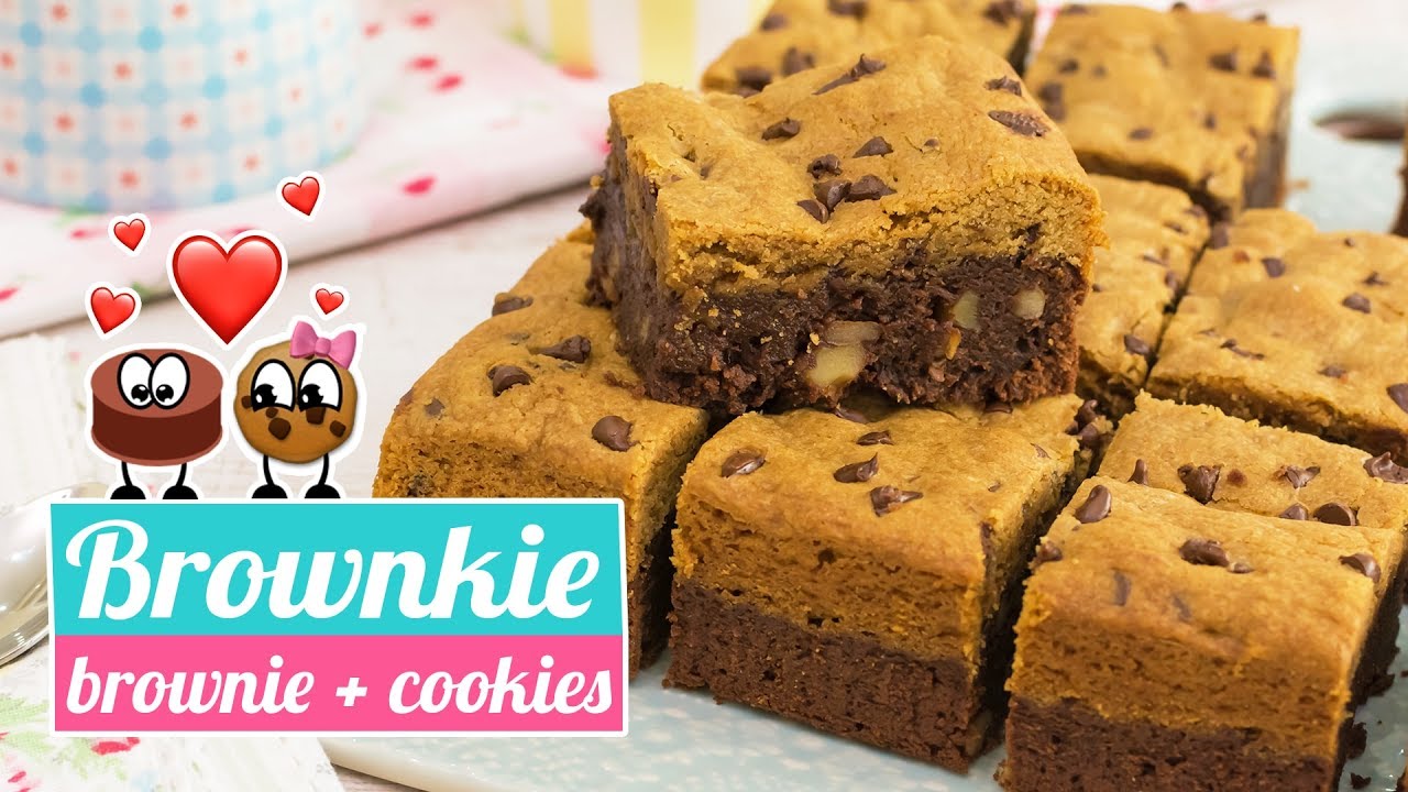 BROWNKIE | The perfect fusion between brownies and cookies | Quiero  Cupcakes! - YouTube