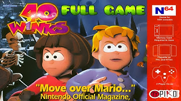 40 Winks [N64] 100% Longplay Walkthrough Playthrough FULL GAME [4K60ᶠᵖˢ UHD🔴]