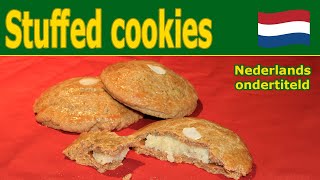 Stuffed almond cookies - How to bake? [gevulde koeken] Resimi