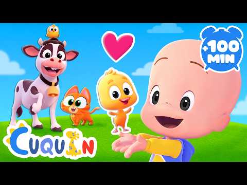 Explore Farm Animals with Cuquin! 🐥 Educational Cartoons for Toddlers & Kids