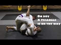 A sneaky triangle for deep half guard players
