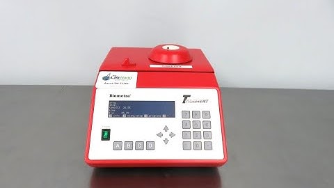 Analytik Jena BioMetra T Gradient Thermal Cycler Video ID 22369