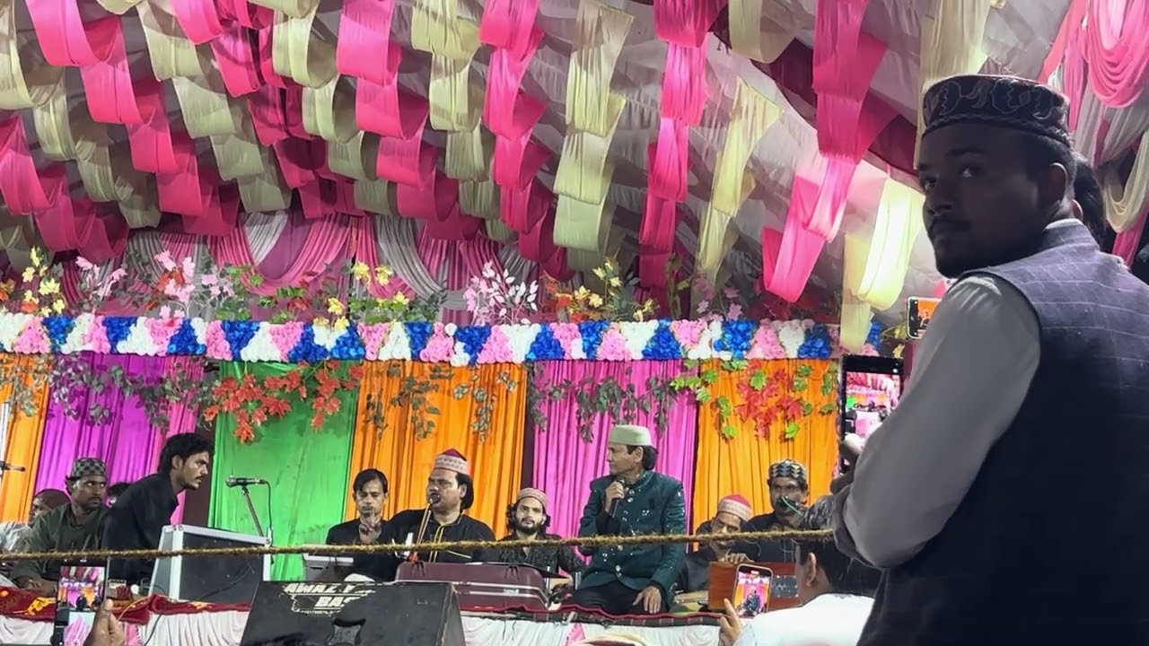 ￼ mahua dabar ka urs qawwa.   Qawwali     basti more  naat #video #viral 