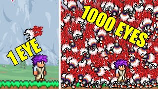 Can Terraria survive an ARMY OF DEMON EYES!