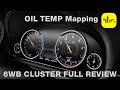 BMW 6WB Cluster Overview &  Functions + Hidden Menu + Oil Temp Mapping!