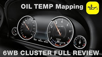 BMW 6WB Cluster Overview &  Functions + Hidden Menu + Oil Temp Mapping!