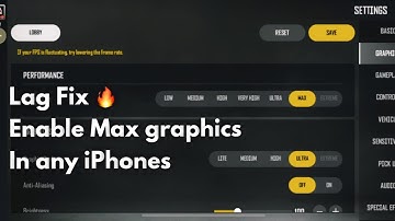 Pubg new state iPhone lag Fix And Enable Max Graphics |  fix lag pubg new state | Android