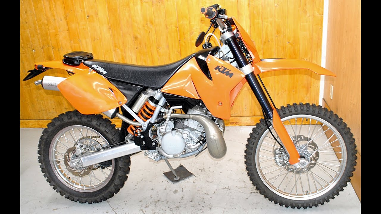 KTM 200EXC(2000) exhaust sound and details.KTM200EXC詳細