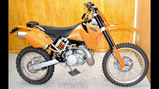 KTM 200EXC(2000) exhaust sound and details.KTM200EXC詳細
