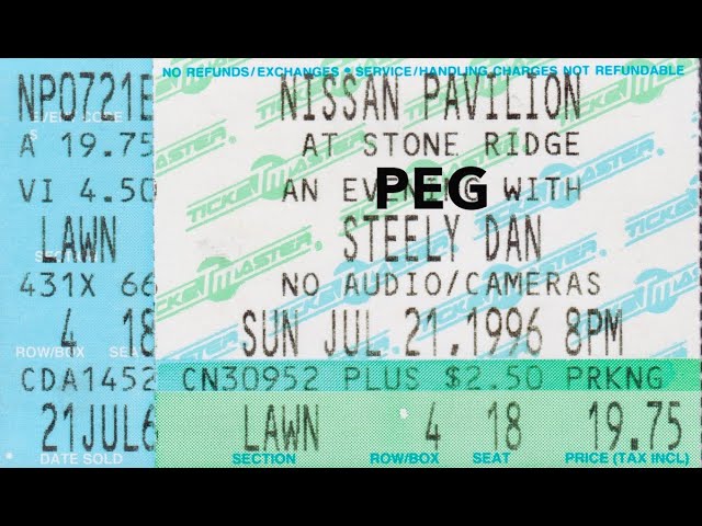 Steely Dan - Peg (live @ Nissan Pavilion - 7.21.1996) - YouTube