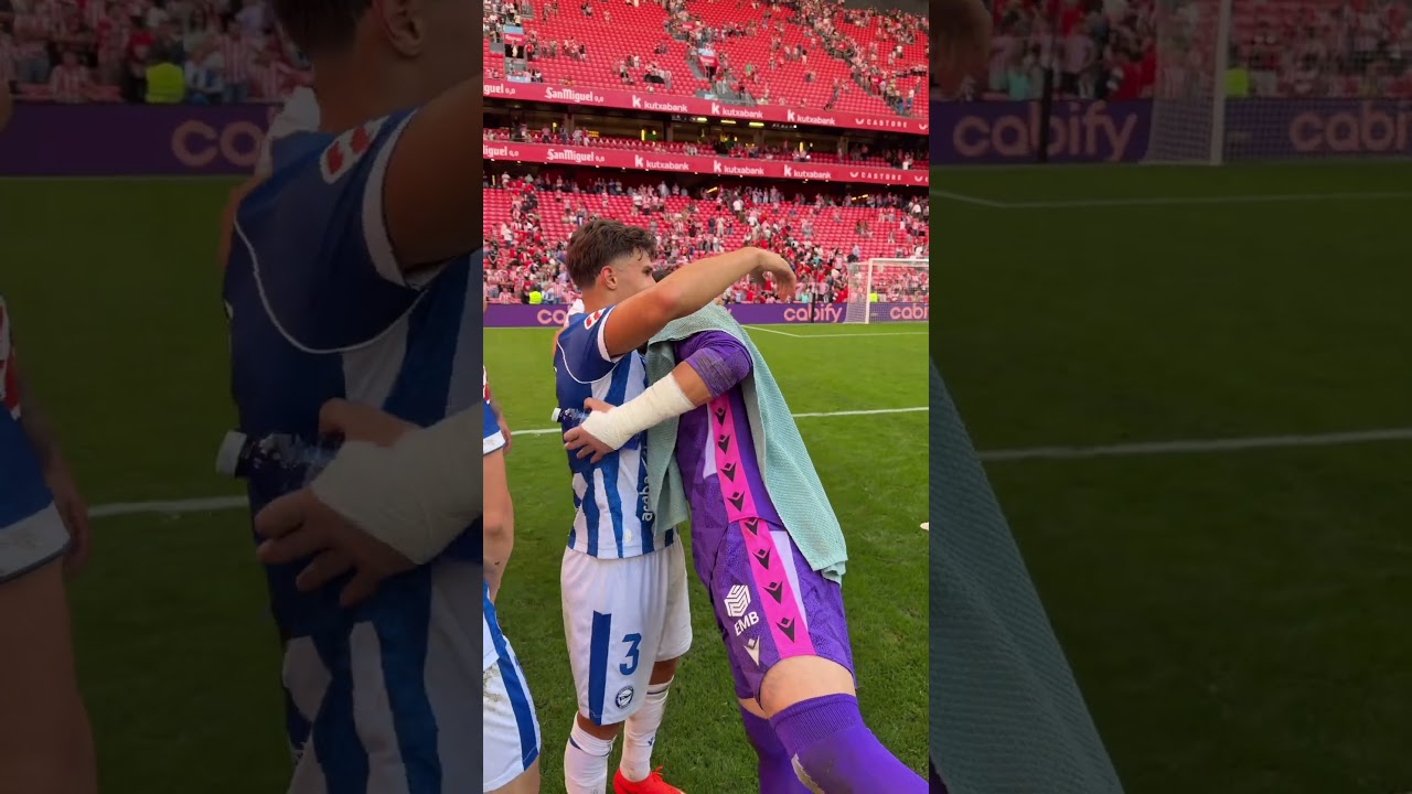 🧤 Se ruega a los babazorros formar una fila ordenada para abrazar a Antonio. #alaves